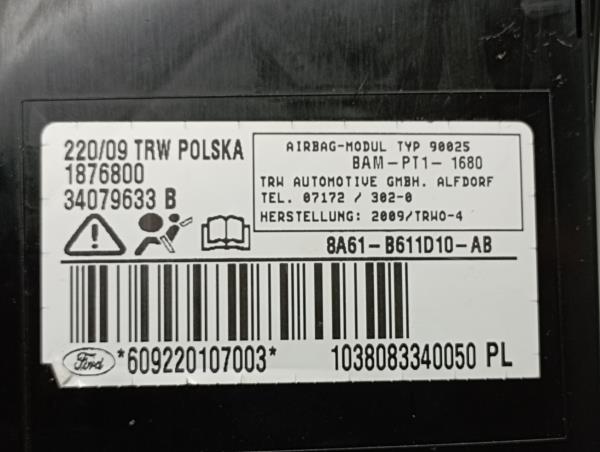 Right Seat Airbag FORD Fiesta VI (CB1, CCN) Imagem-2