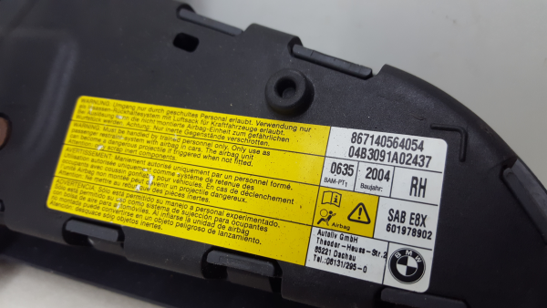 Right Seat Airbag BMW 1 (E87) Imagem-2