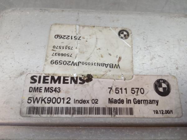 Centralina motor / ECU BMW 3 (E46) Imagem-3