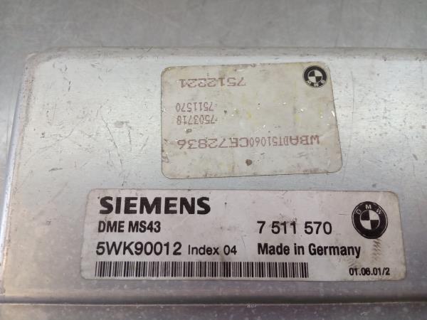 Centralina motor / ECU BMW 5 (E39) Imagem-3