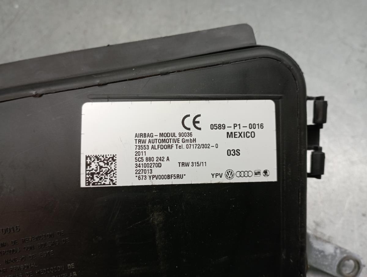 Airbag  Droite VOLKSWAGEN Beetle Cabriolet (5C7, 5C8) Imagem-3