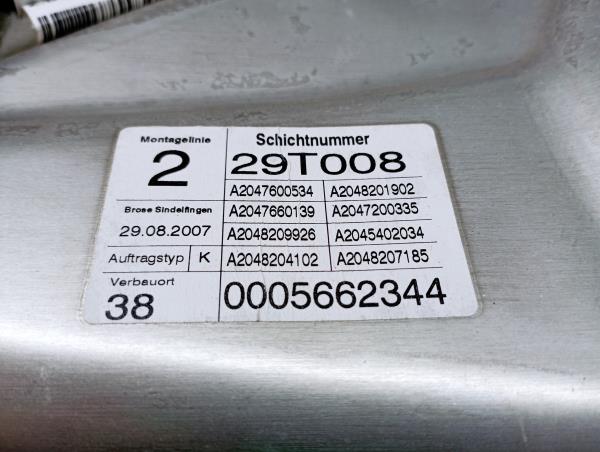 Lève-vitre avant gauche MERCEDES-BENZ Classe C (W204)