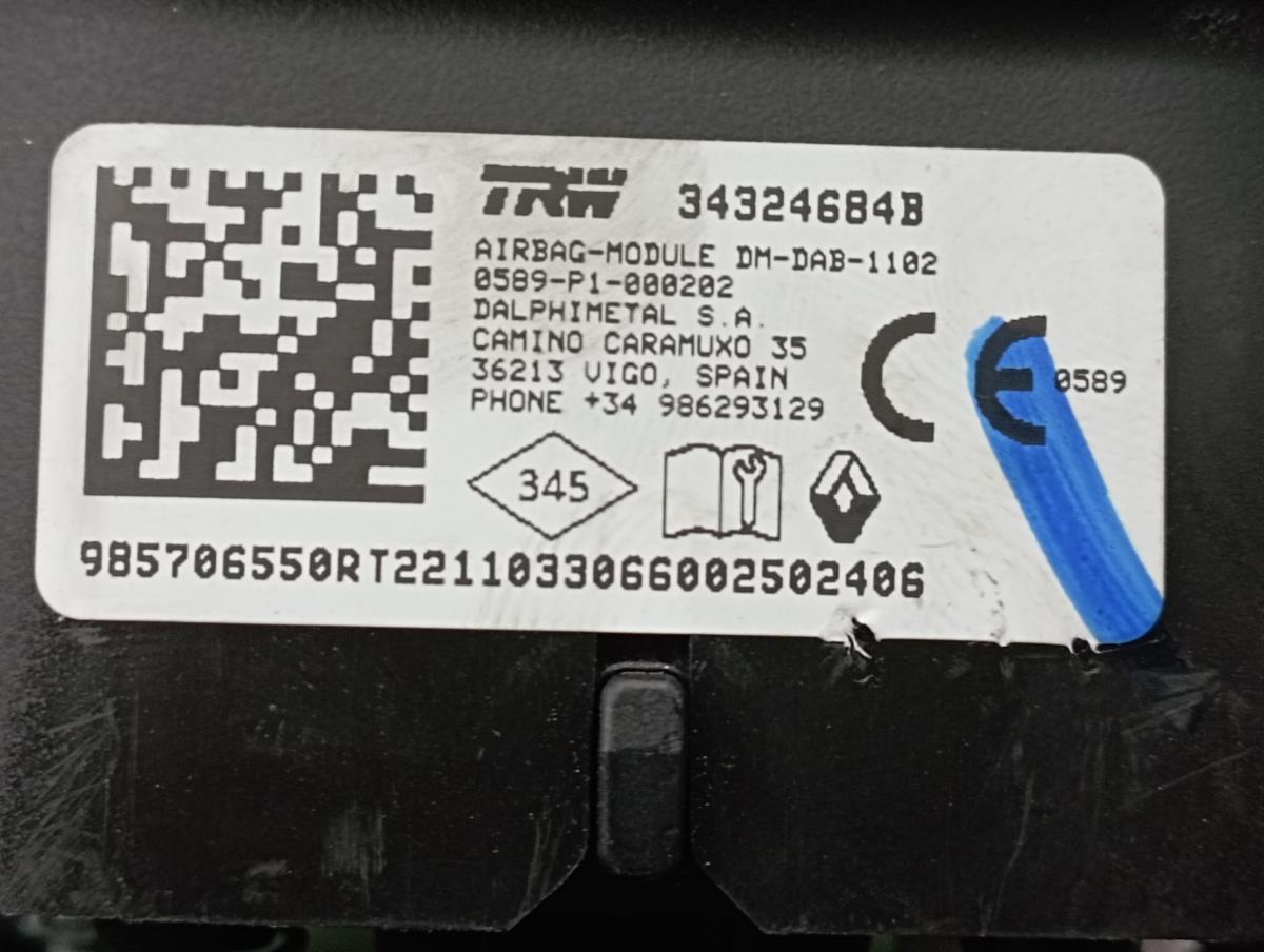 Airbag du Volant RENAULT Captur II Imagem-3