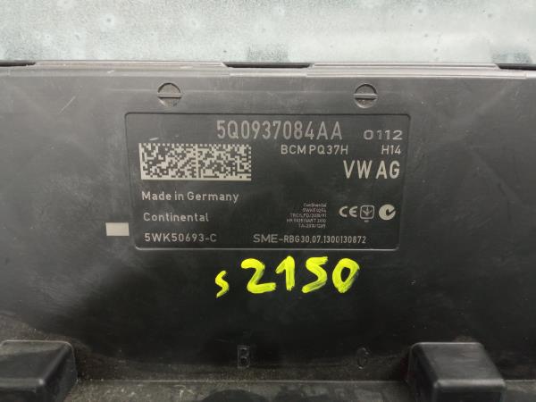 Module de confort VOLKSWAGEN Golf VII (5G1, BQ1, BE1, BE2) Imagem-2