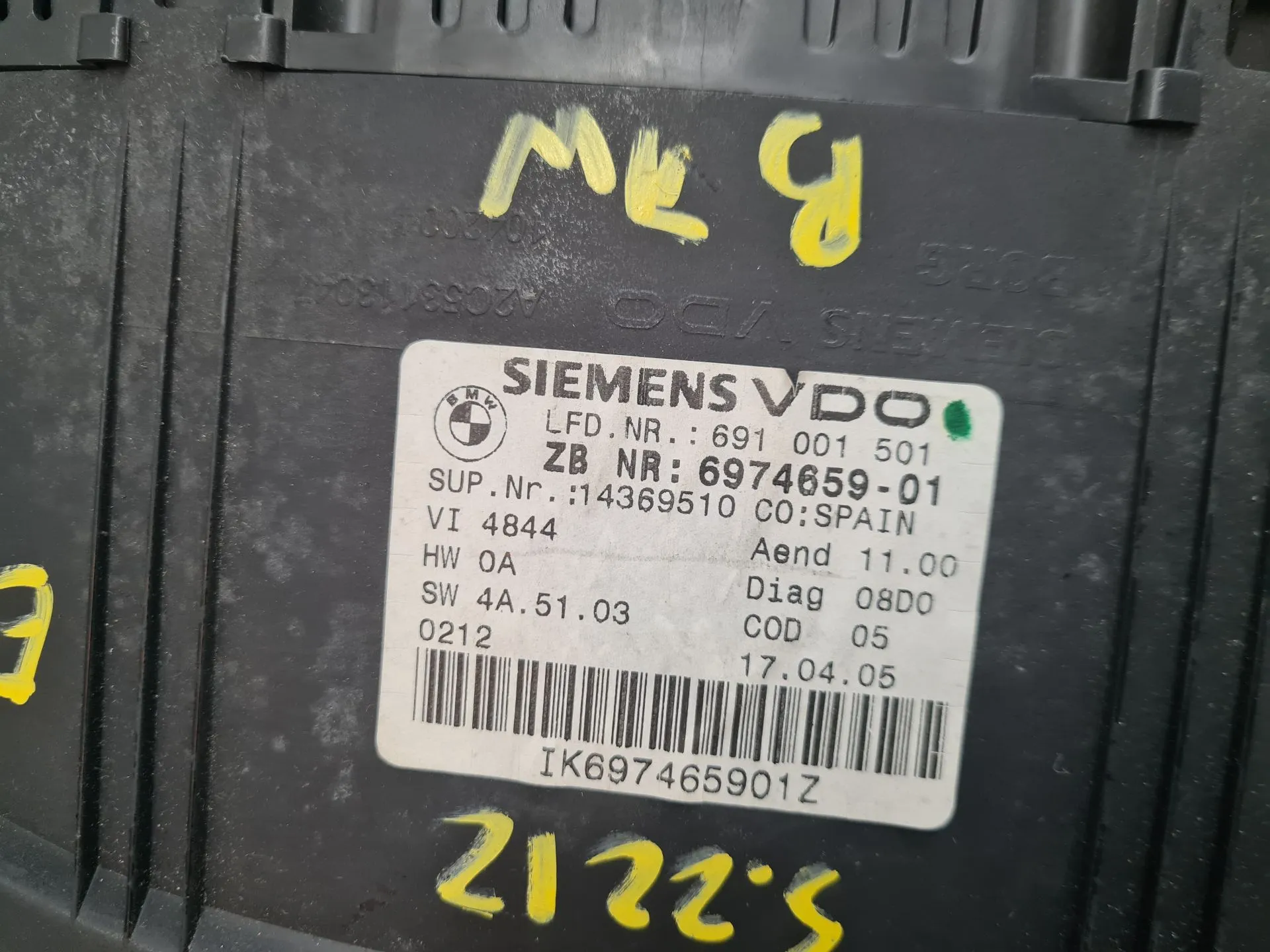 Quadrante / painel de instrumentos BMW 3 (E90) Imagem-7