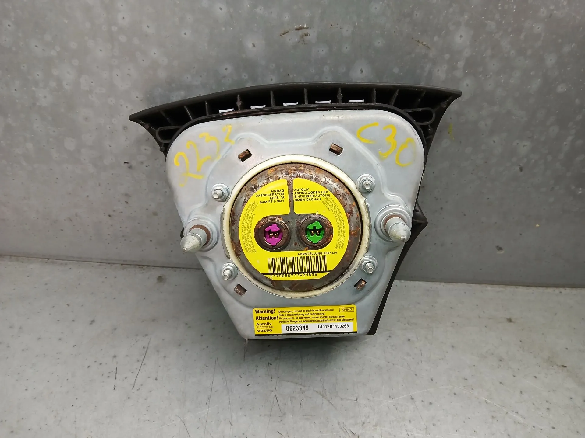 Airbag du Volant VOLVO C30 Imagem-2