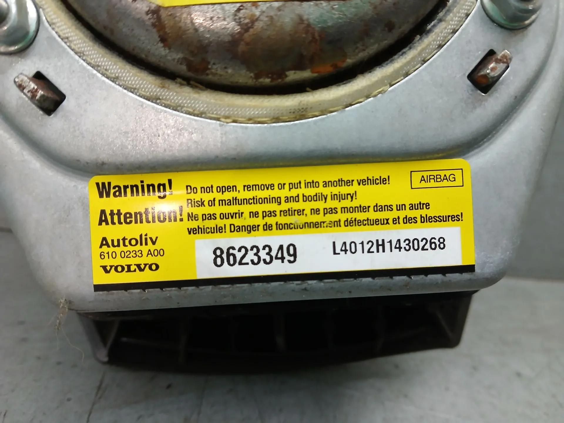 Airbag du Volant VOLVO C30 Imagem-3