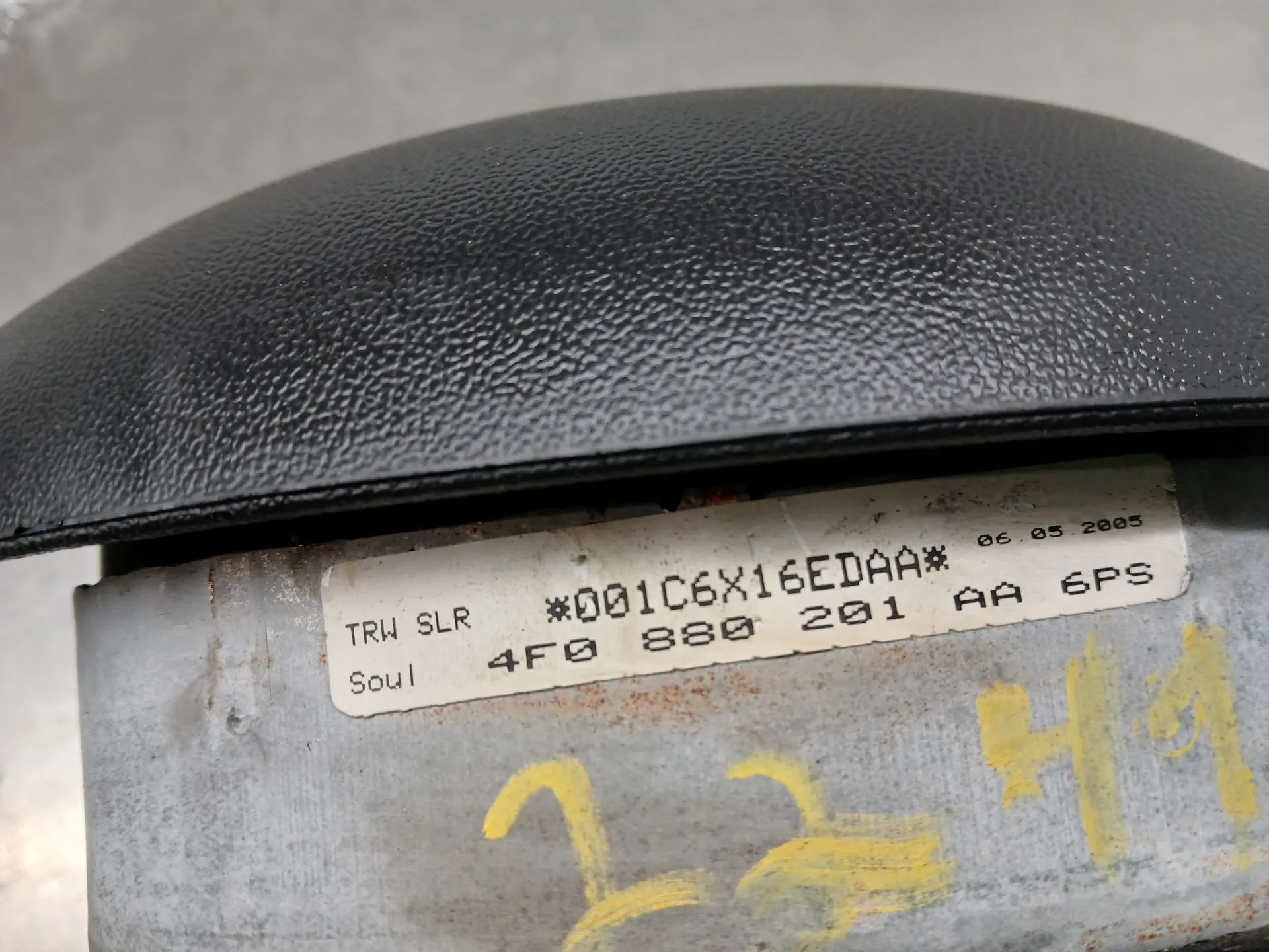 Airbag du Volant AUDI A6 Avant (4F5, C6) Imagem-4