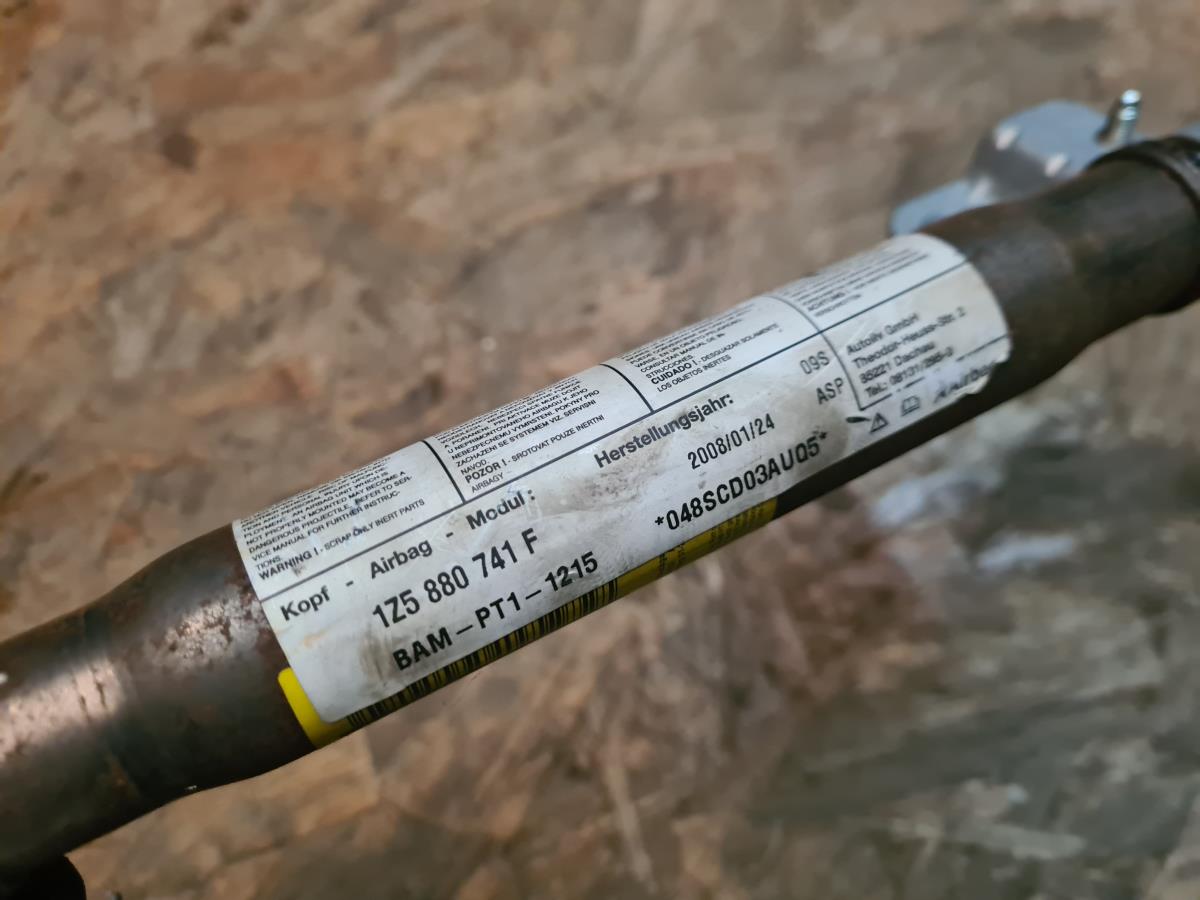 Left Curtain Airbag SKODA Octavia II Hatchback (1Z3) Imagem-3