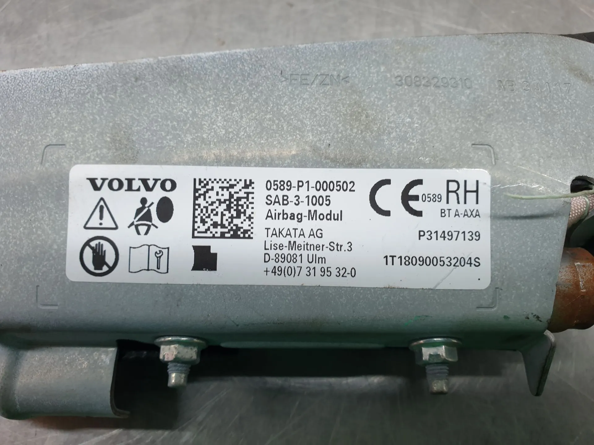 Airbag banco direito VOLVO V90 II (235) Imagem-2