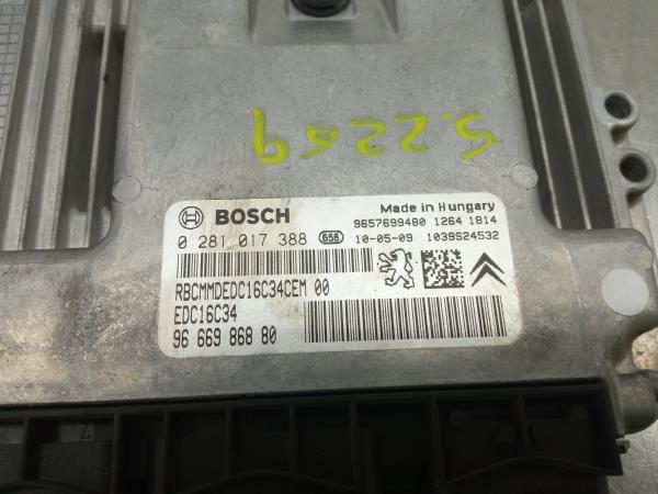 Centralina motor / ECU CITROËN C3 II (SC_) Imagem-2