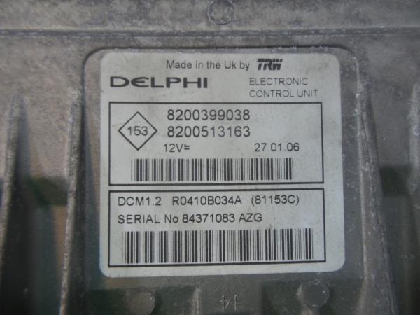 Centralina motor / ECU RENAULT Clio III (BR0/1, CR0/1) Imagem-3