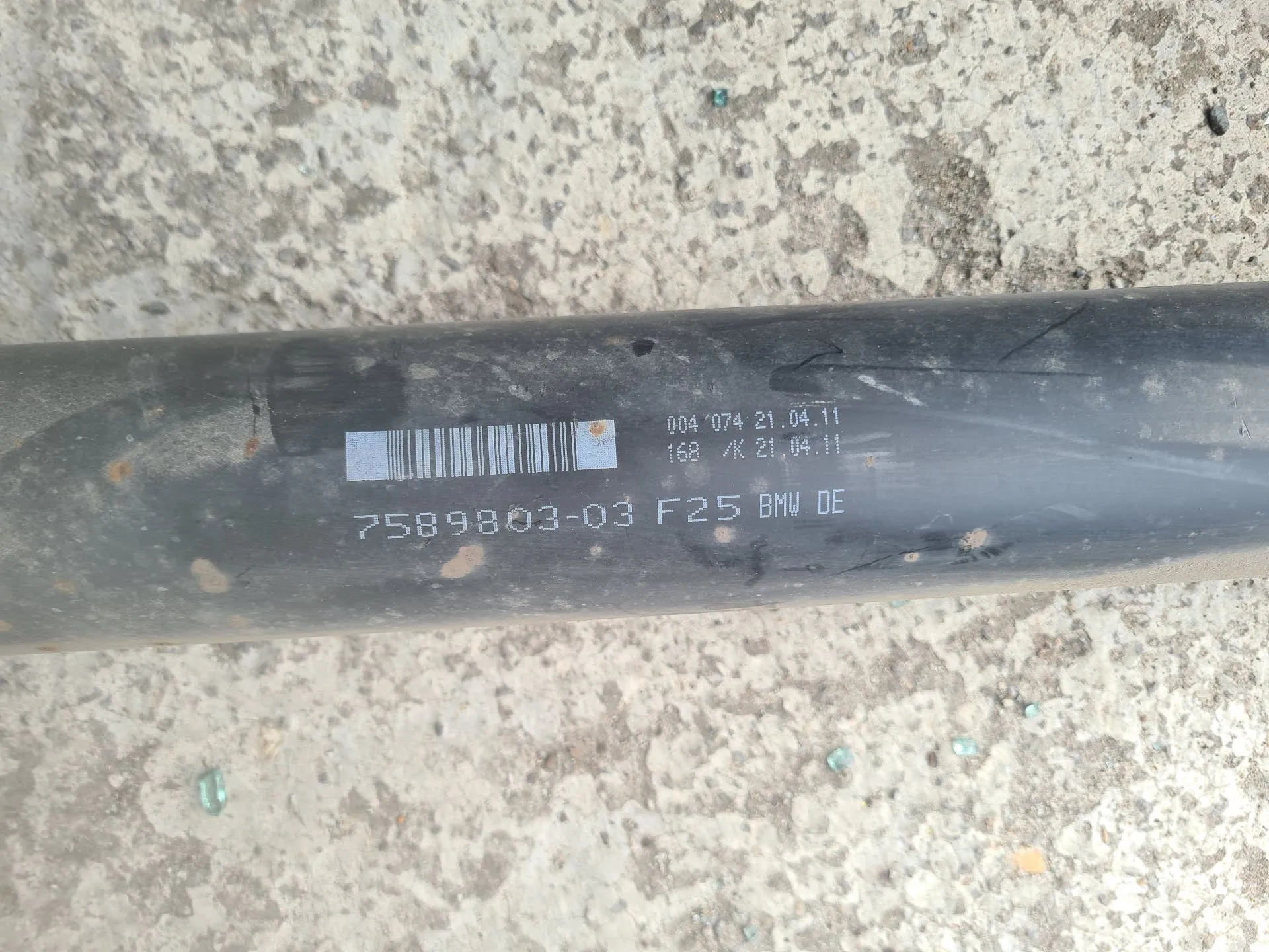 Central driveshaft BMW X3 (F25) Imagem-3