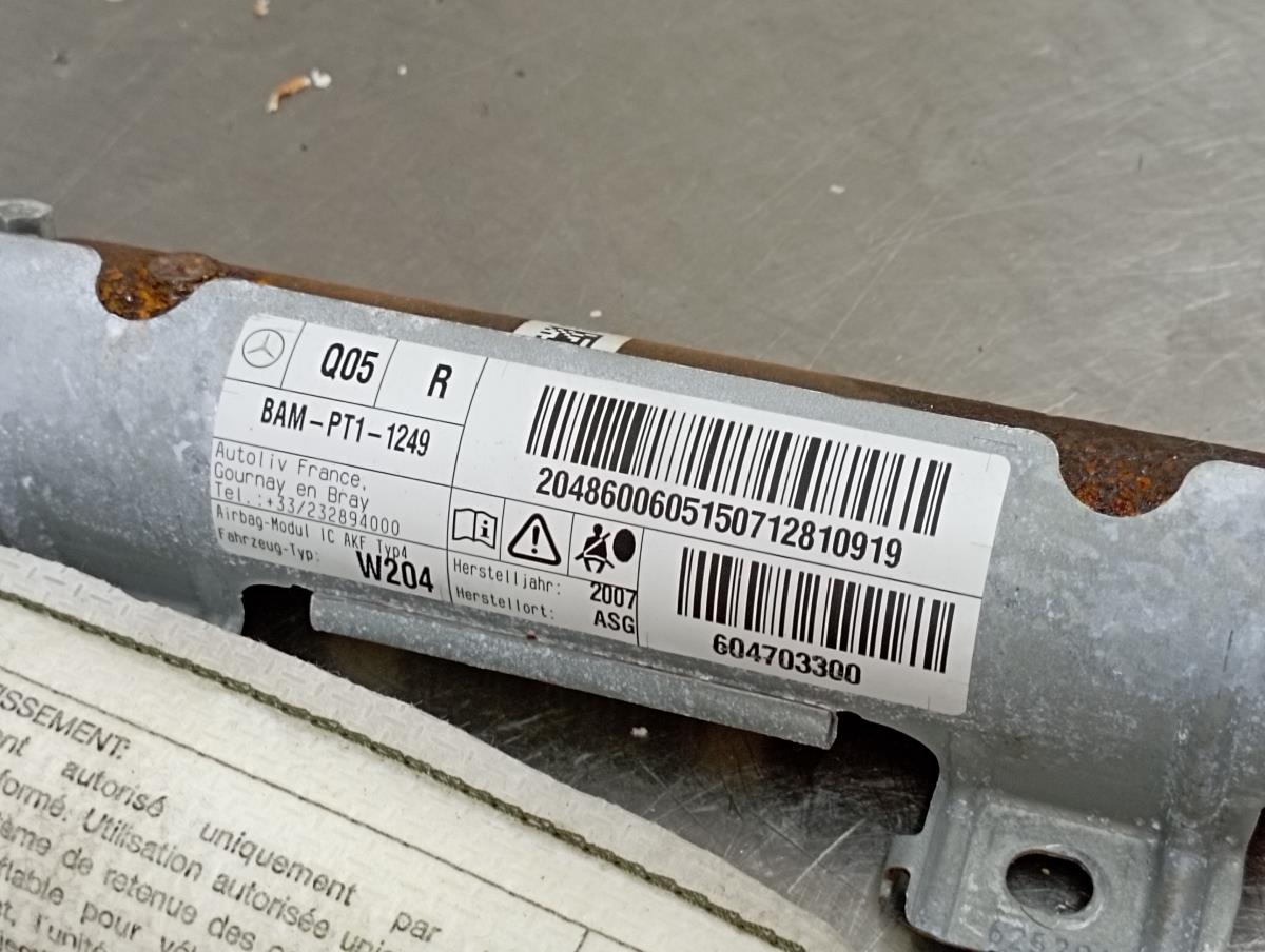 Airbag Cortina Derecho MERCEDES-BENZ Classe C (W204) Imagem-3