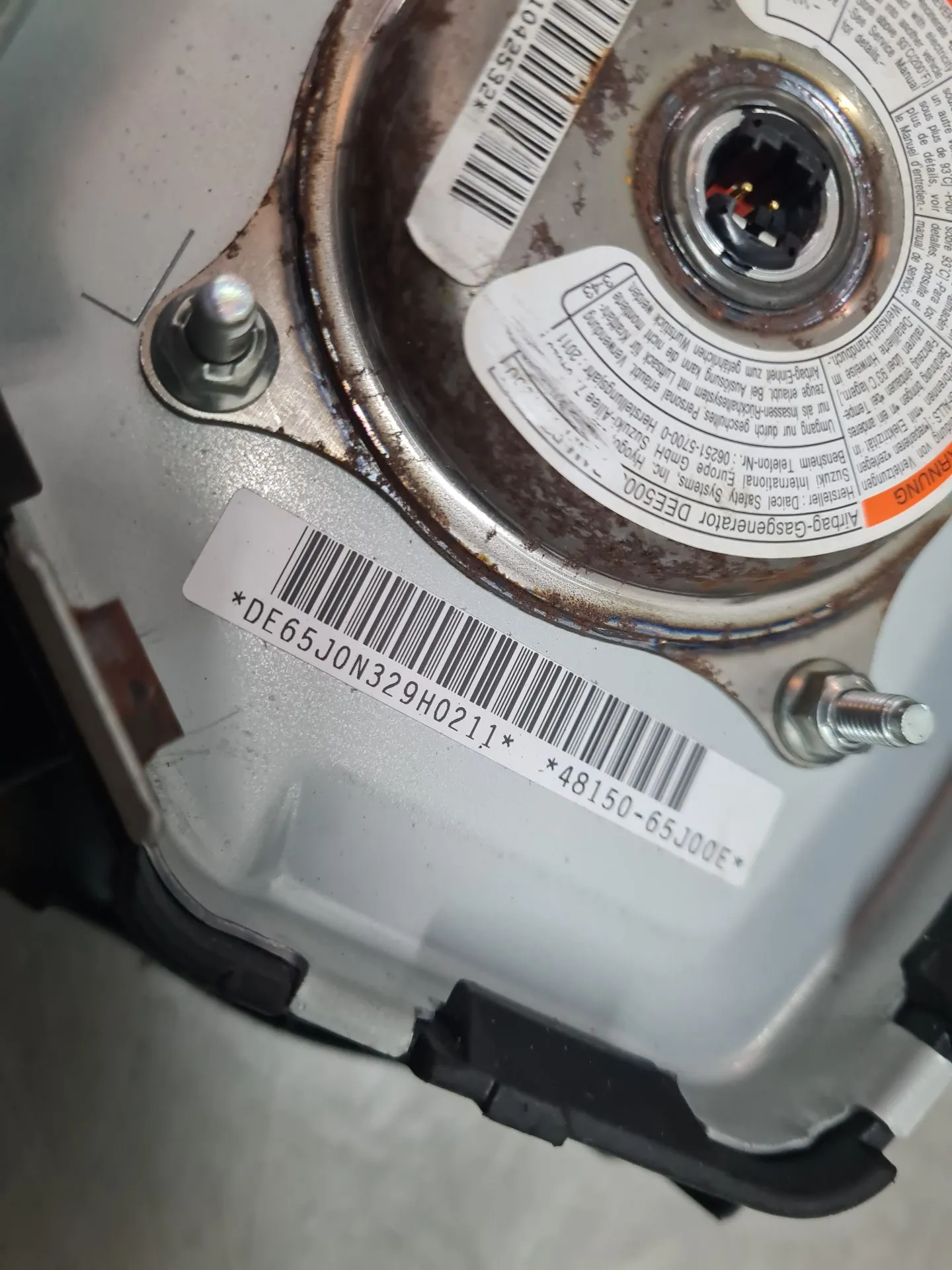 Airbag du Volant SUZUKI Grand Vitara II (JT, TE, TD) Imagem-2