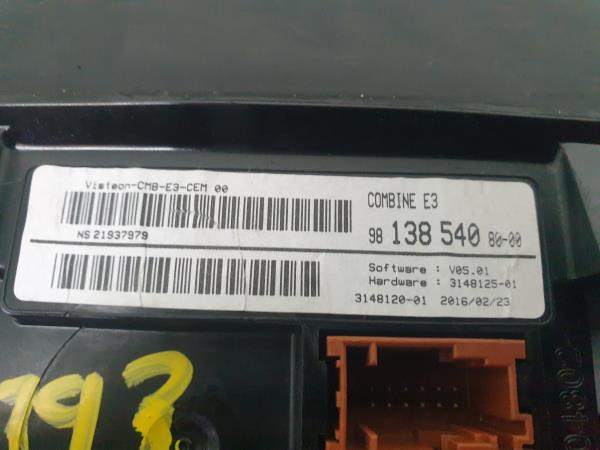 Quadrante / painel de instrumentos CITROËN C4 Cactus Imagem-3