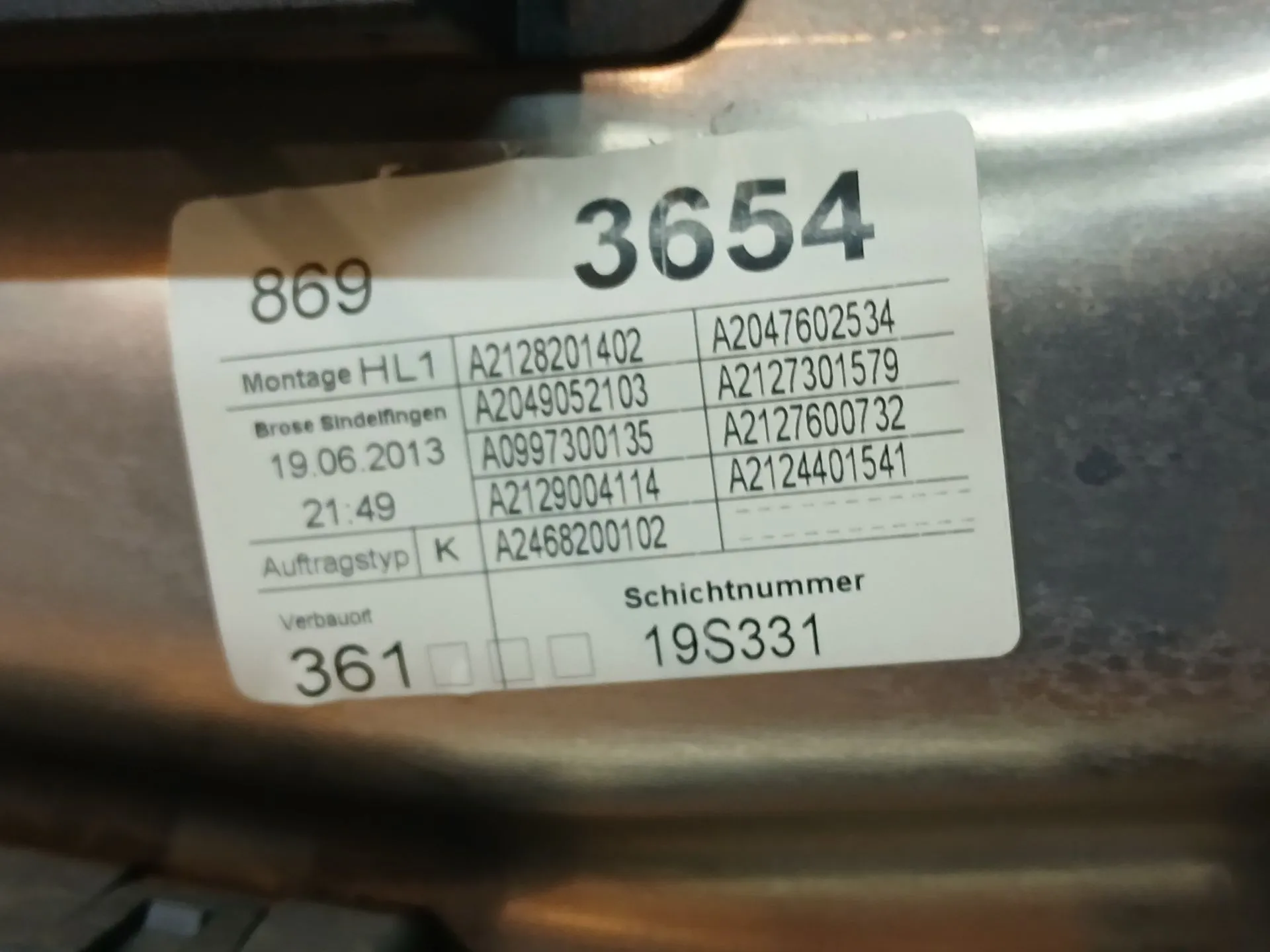 Elevador vidros trás esquerdo MERCEDES-BENZ Classe E (W212) Imagem-3