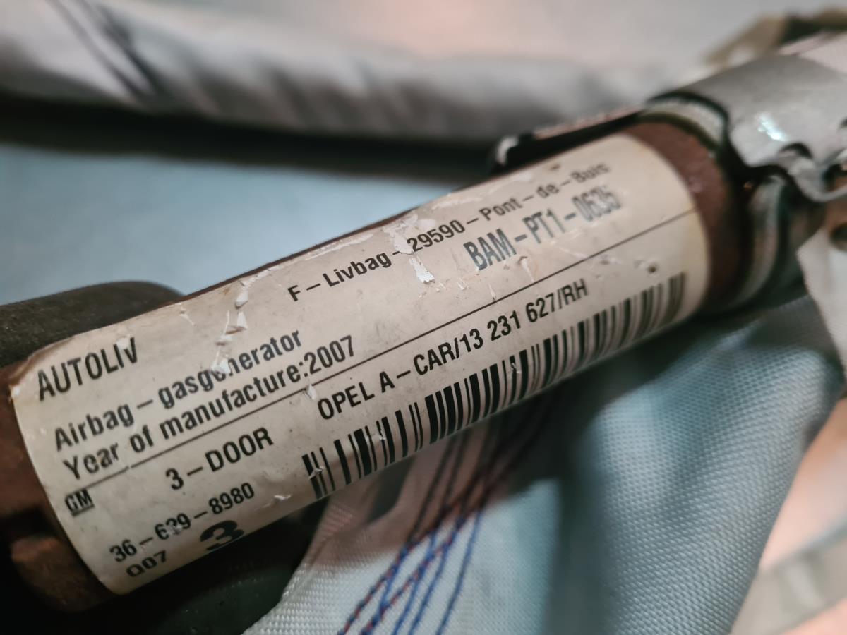 Airbag cortina direito OPEL Astra H GTC (L08) Imagem-3