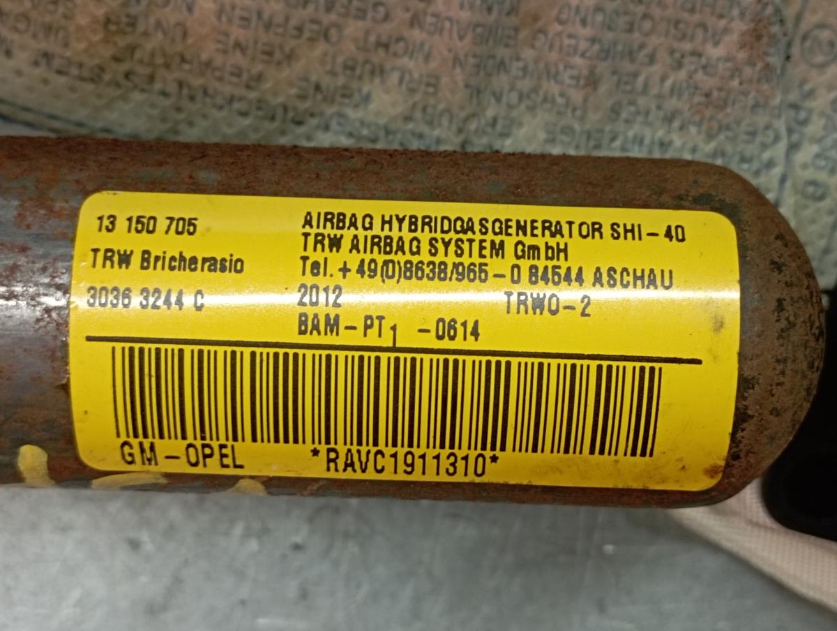 Airbag Rideau Droite OPEL Corsa D Imagem-2