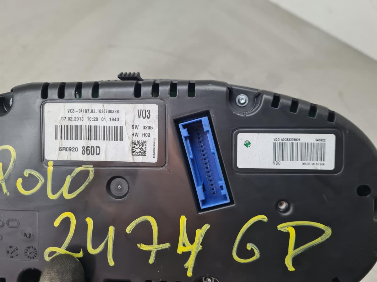 Quadrante / painel de instrumentos VOLKSWAGEN Polo (6R, 6C) Imagem-7