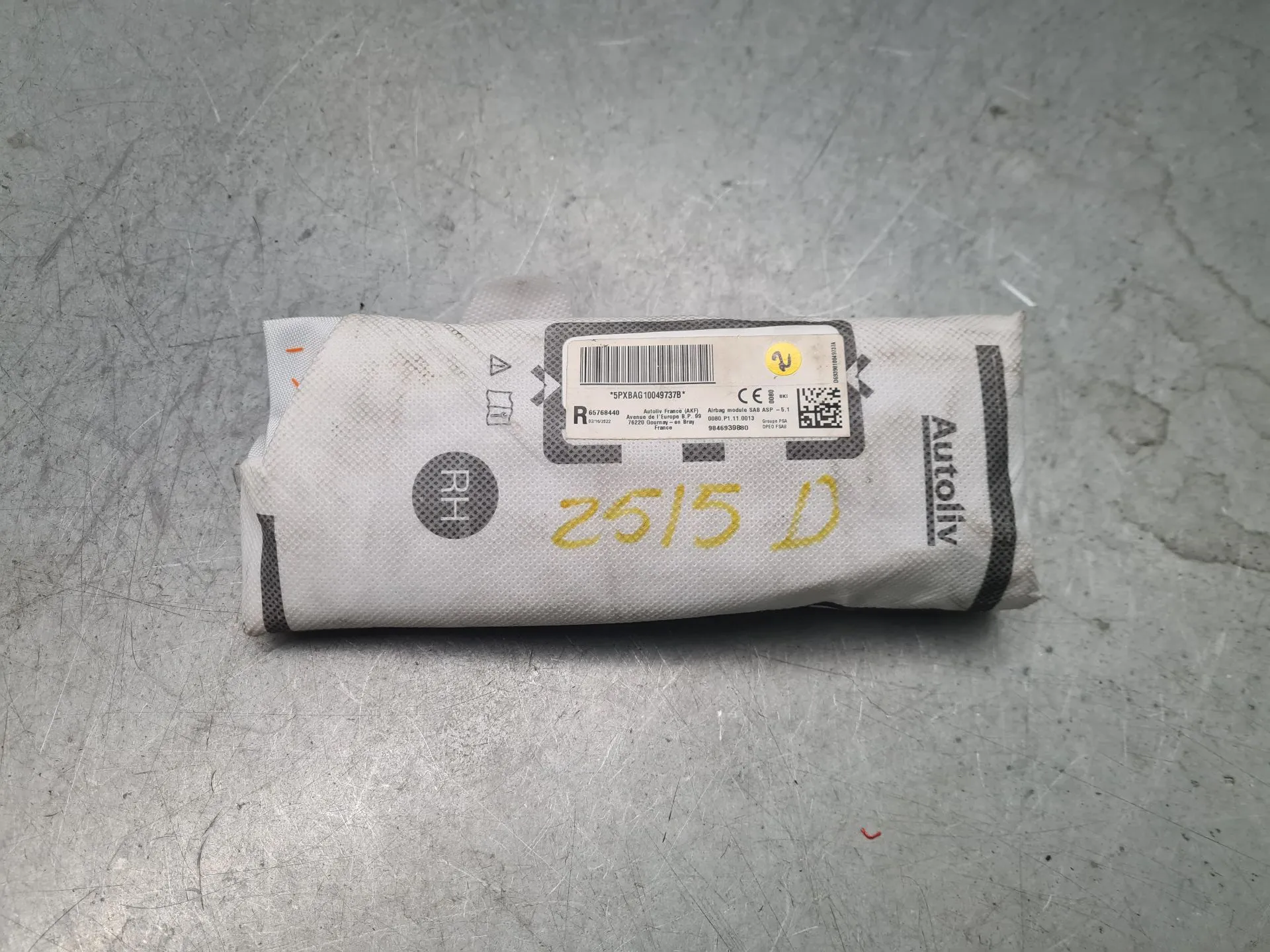 Airbag Derecho PEUGEOT 308 III