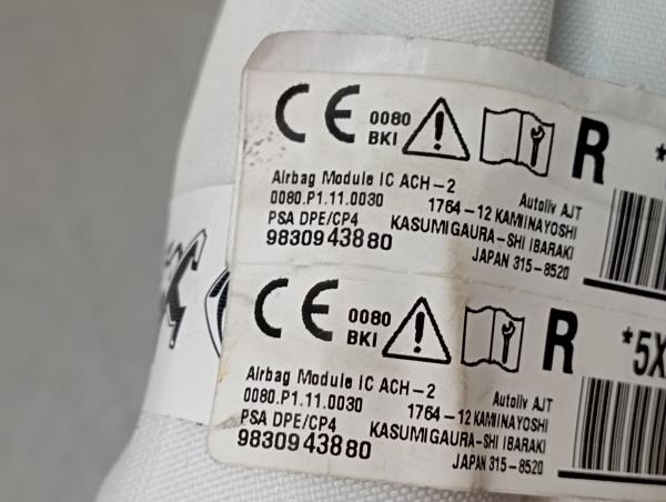 Airbag Rideau Droite PEUGEOT 308 III Imagem-1