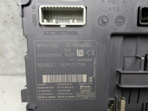 Lettore chiave d'accensione RENAULT Captur (J5_) Imagem-2