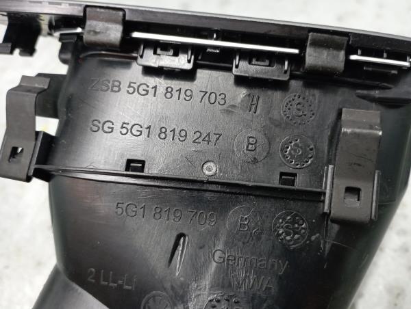 Compuertas de calefacción VOLKSWAGEN Golf VII (5G1, BQ1, BE1, BE2) Imagem-3