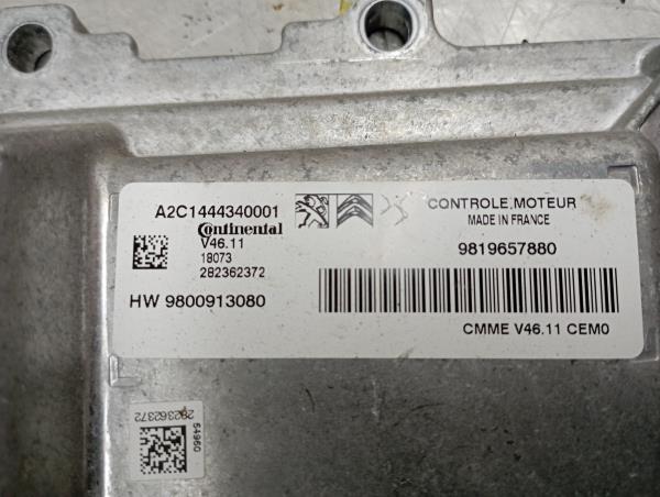 Centralina motor / ECU CITROËN C3 III (SX) Imagem-3