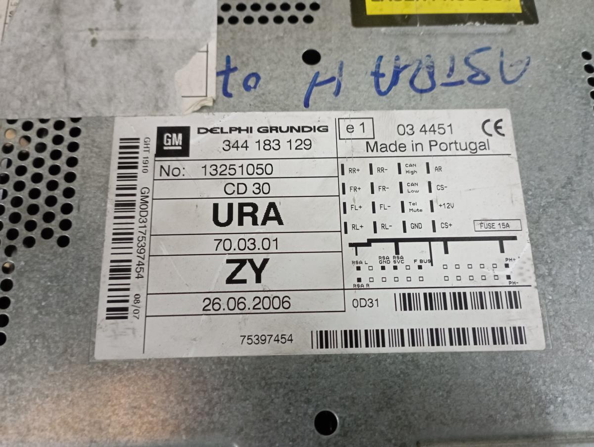 Autoradio OPEL Astra H Hatchback (L48) Imagem-6