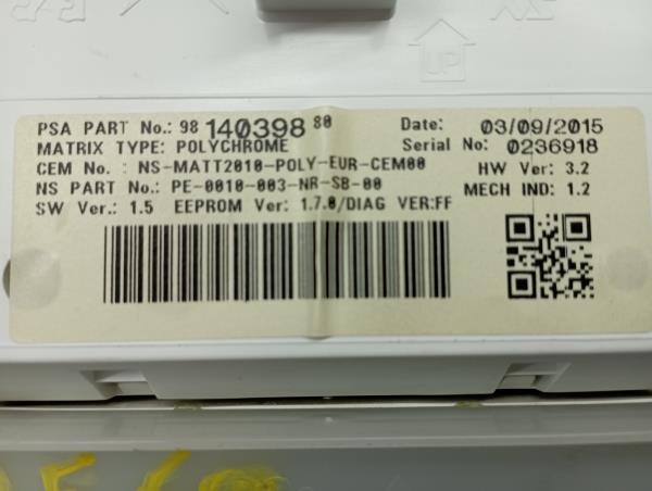 Quadrante / painel de instrumentos PEUGEOT 208 Imagem-2