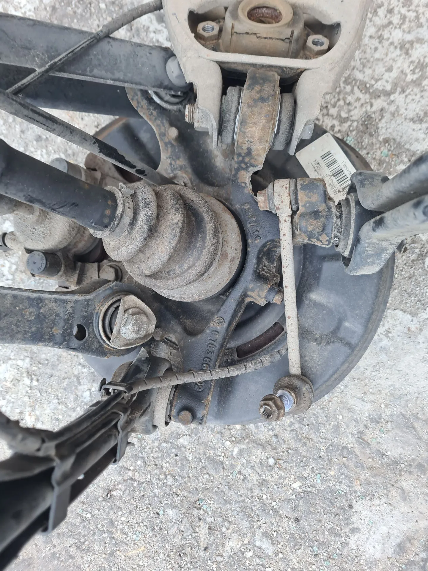 Left rear steering knuckle BMW 3 (E90)