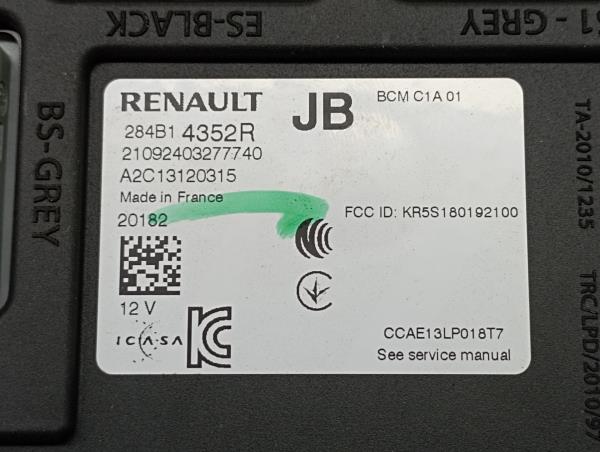 Modulo / Centralina comfort RENAULT Captur II Imagem-2