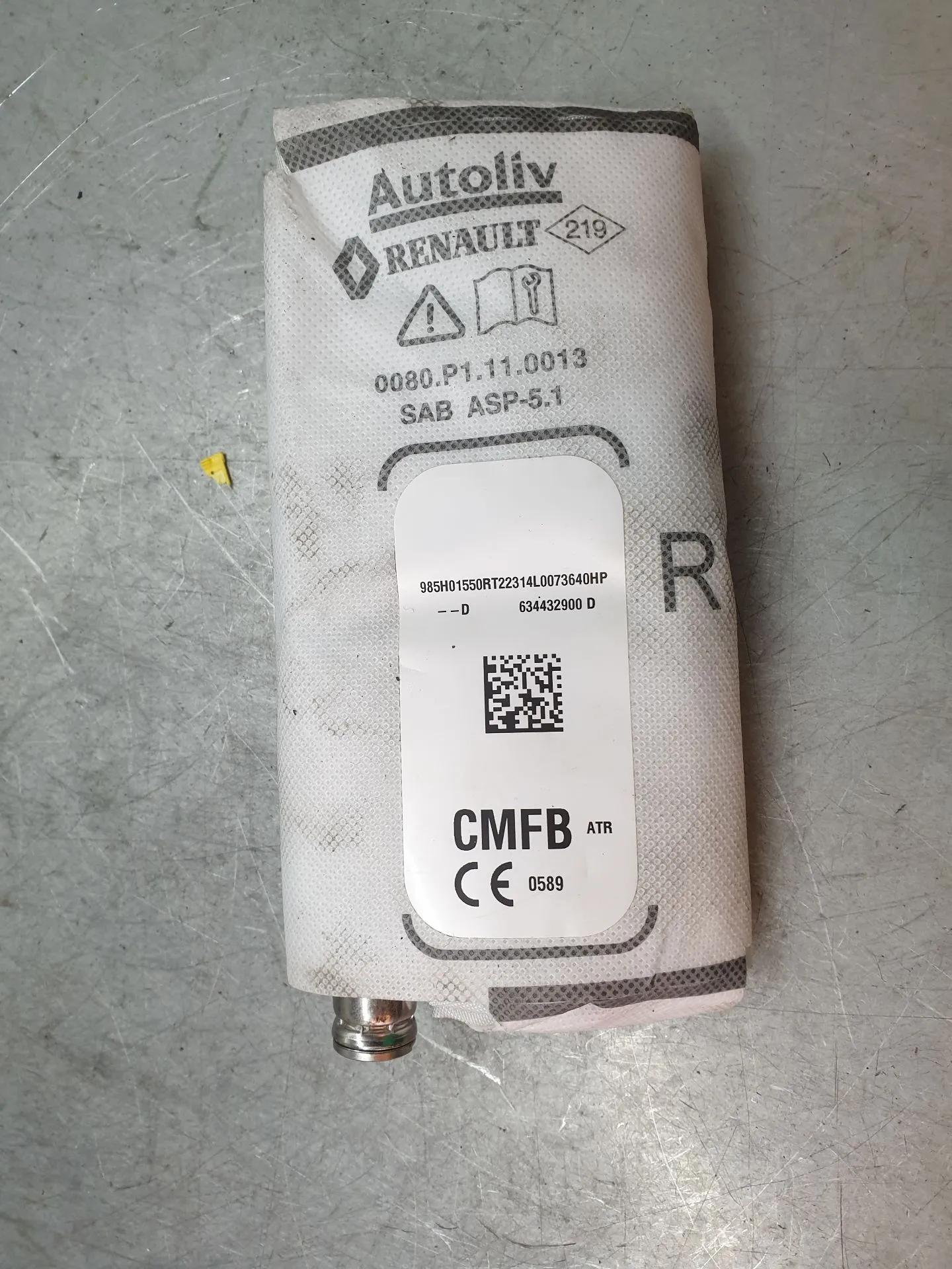 Right Seat Airbag RENAULT Clio V (BF_) Imagem-1