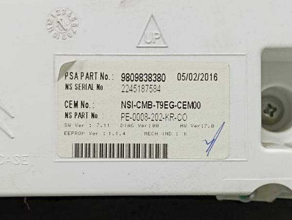 Quadrante / painel de instrumentos PEUGEOT 308 SW II Imagem-2