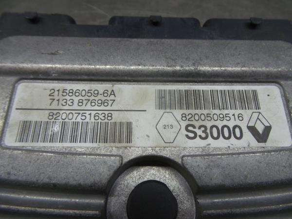 Centralina motor / ECU RENAULT Megane II (BM0/1_, CM0/1_) Imagem-3