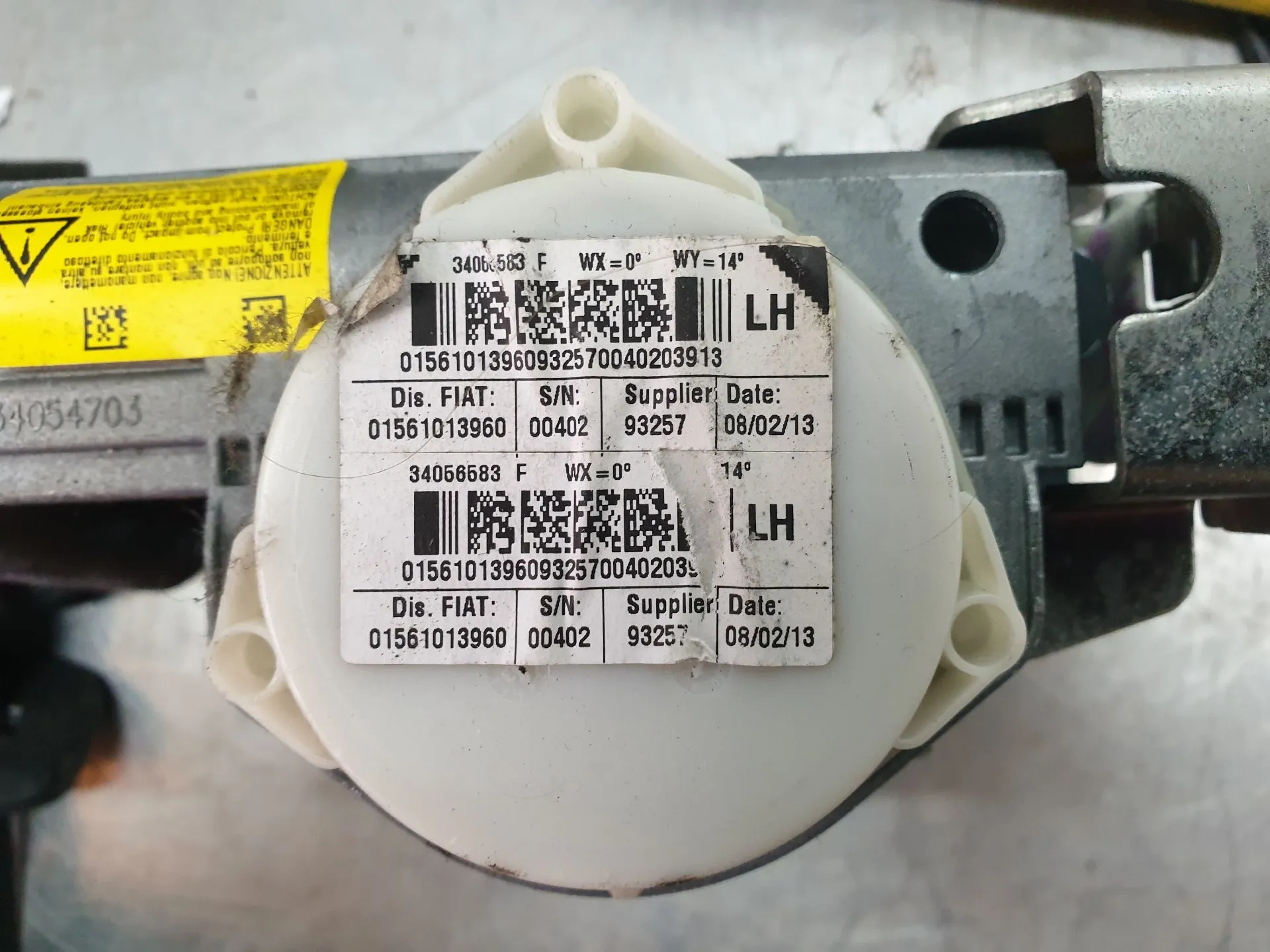 Pretensor cinturón Delantero Izquierdo ALFA ROMEO Giulietta (940_) Imagem-1