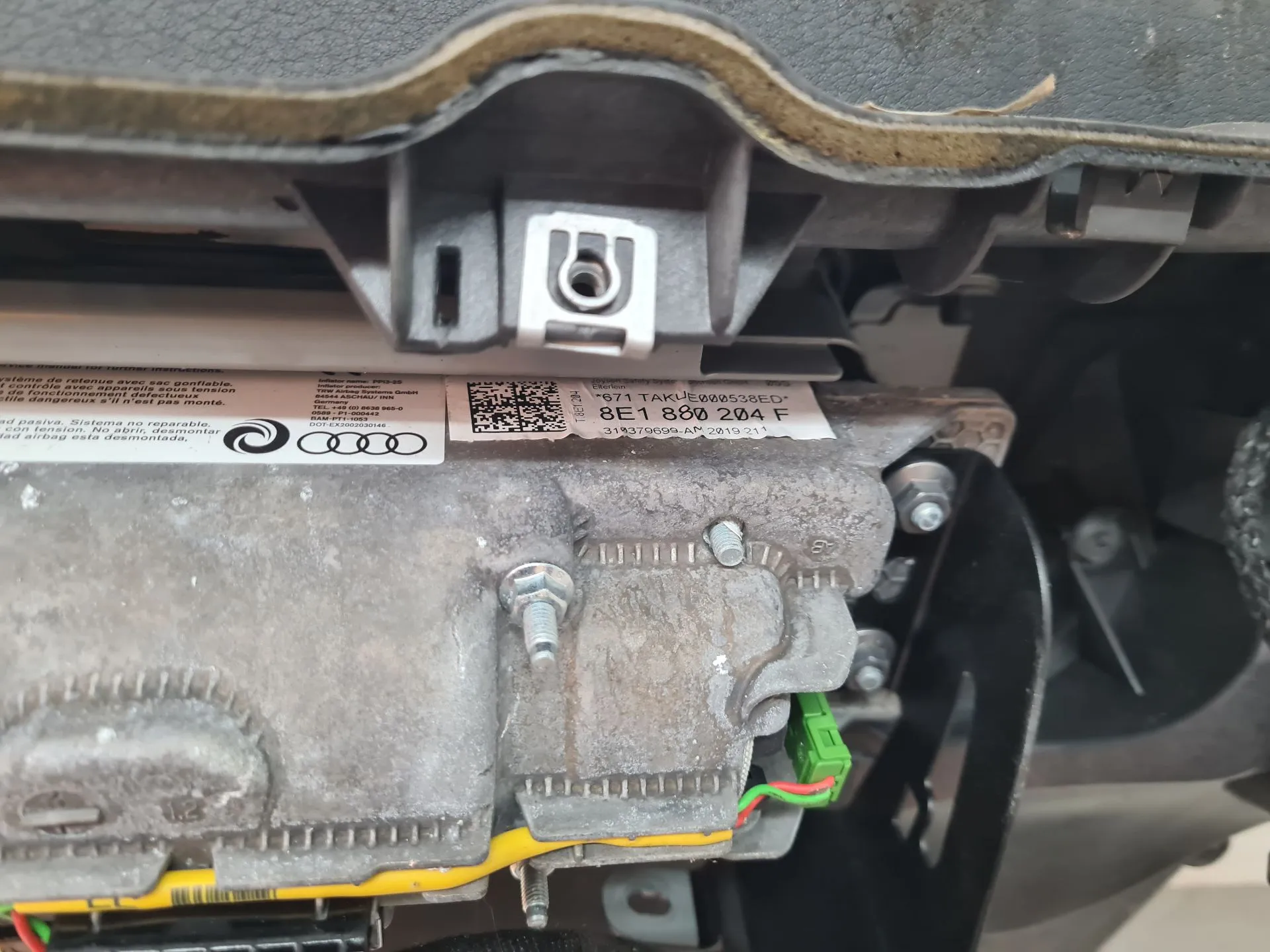 Airbag passageiro AUDI A4 Avant (8ED, B7) Imagem-1