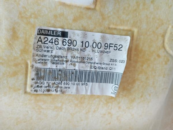 Forra de tejadilho MERCEDES-BENZ Classe B (W246, W242) Imagem-3
