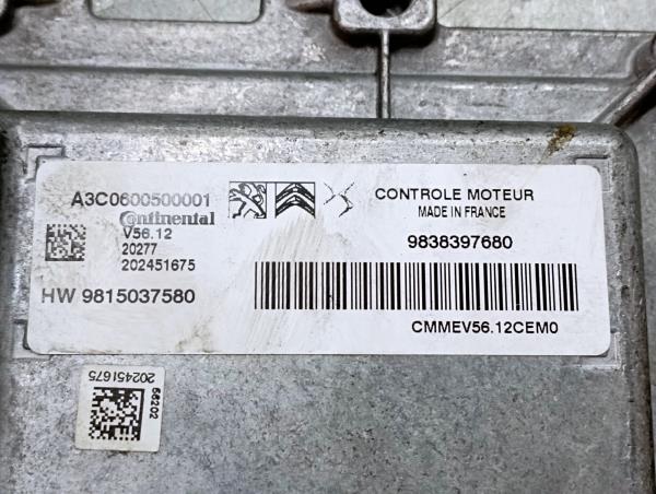 Centralina motor / ECU PEUGEOT 208 II Imagem-3