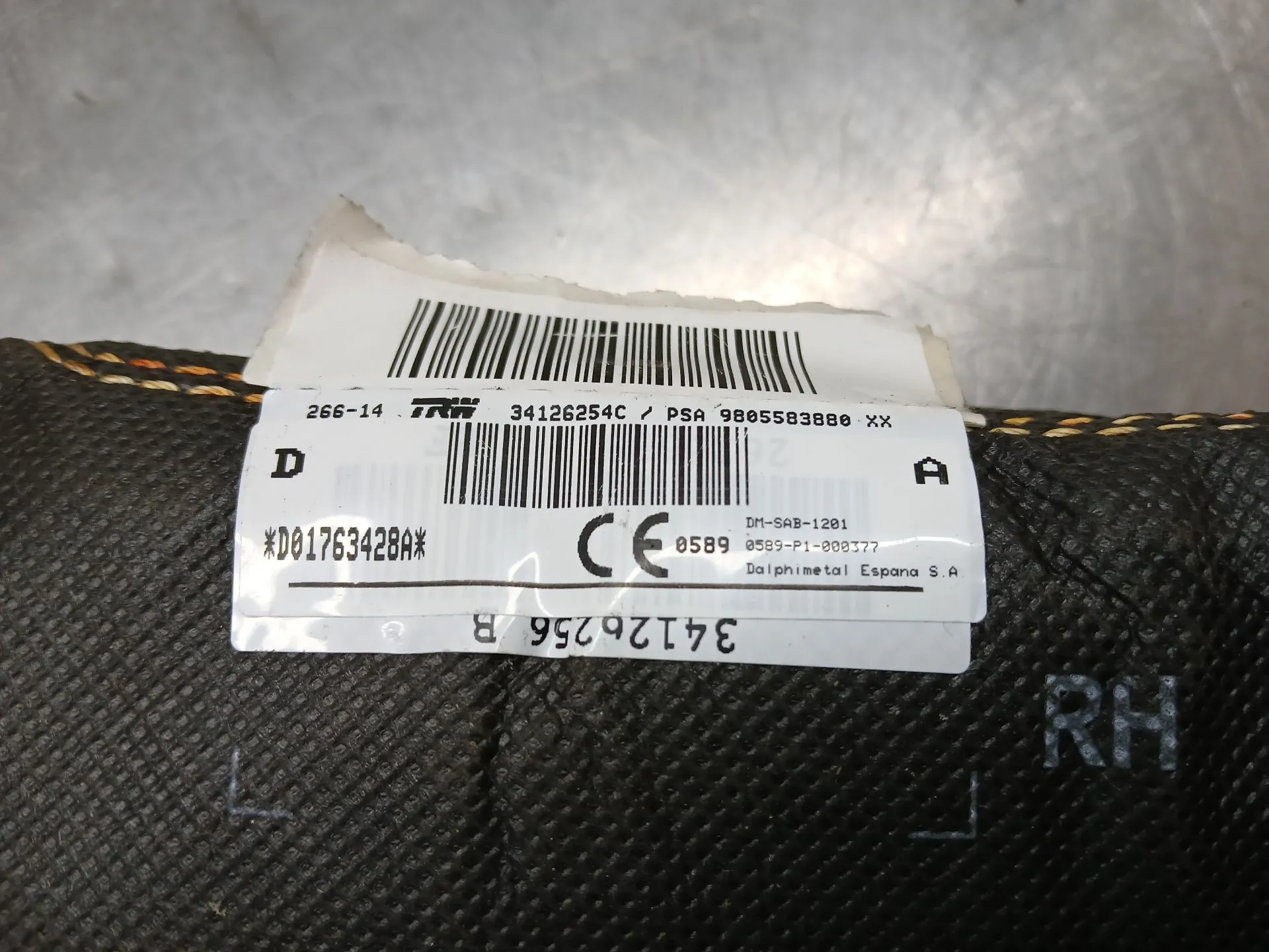 Airbag Destro PEUGEOT 308 SW II Imagem-3