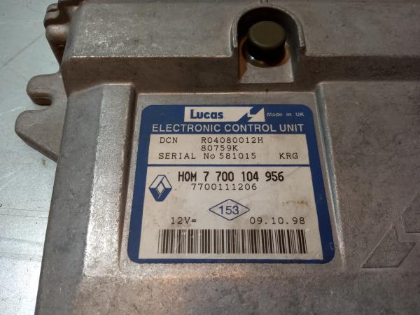 Centralina motor / ECU RENAULT Clio II (BB0/1/2_, CB0/1/2_) Imagem-3