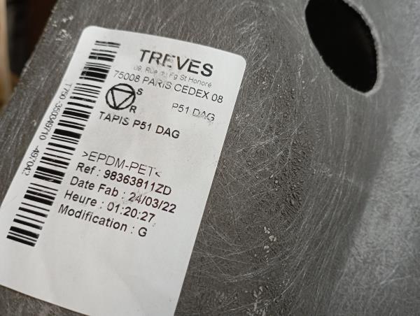 Tapis Intérieur PEUGEOT 308 III Imagem-3