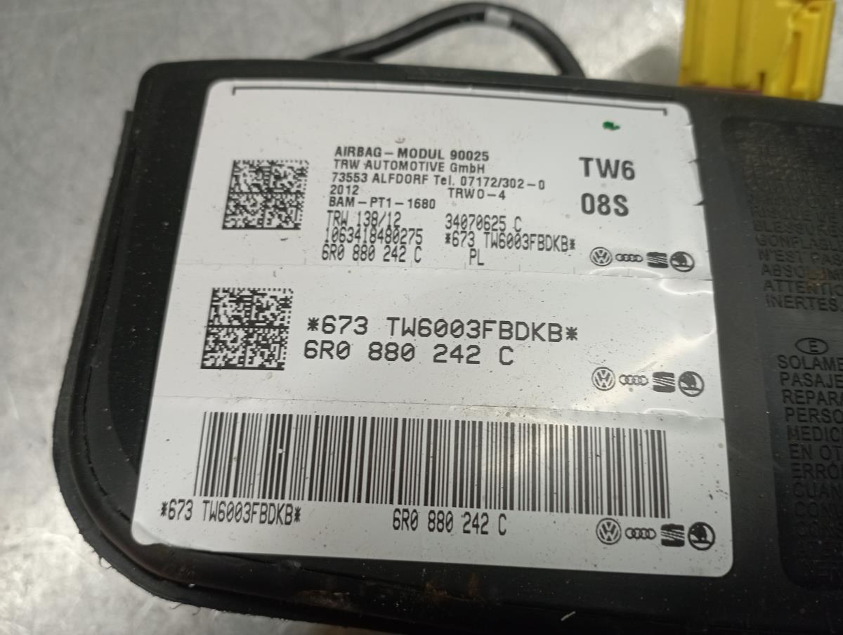 Airbag  Droite VOLKSWAGEN Polo (6R, 6C) Imagem-2