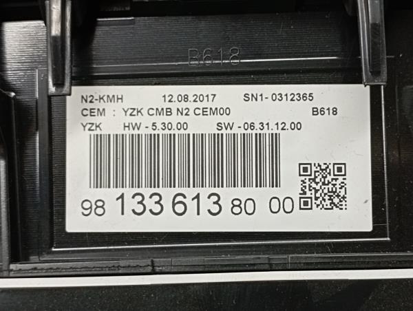 Quadrante / painel de instrumentos CITROËN C3 III Van (SX_, SY_) Imagem-3