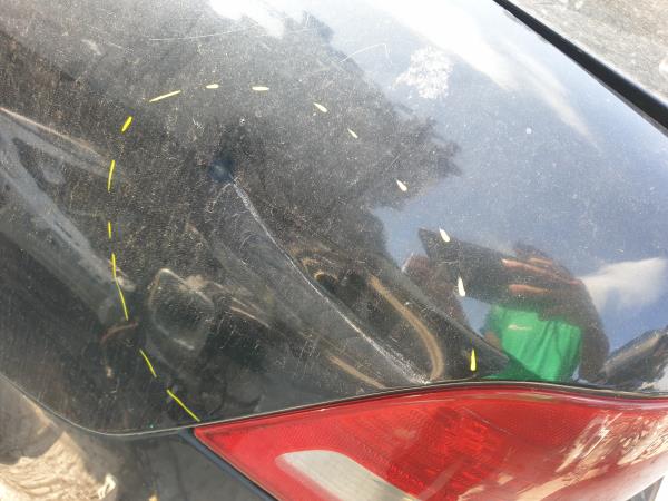 Left rear quarter panel SAAB 9-3 Sedan (YS3F) Imagem-1