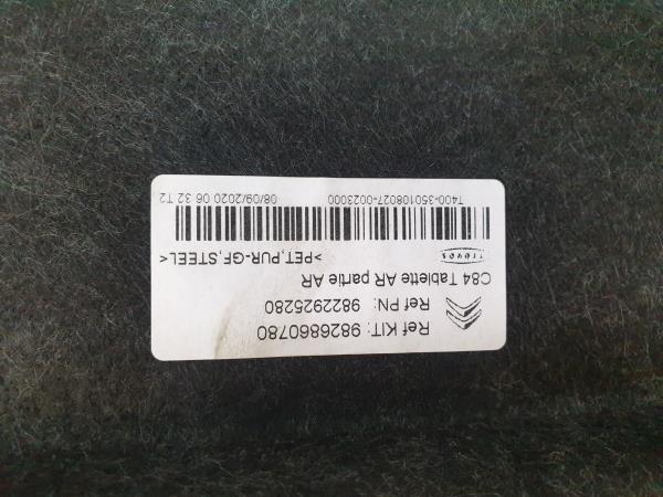 Chapeleira / tampo da mala CITROËN C5 Aircross Imagem-2