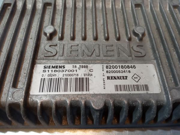 Centralina motor / ECU RENAULT Clio II (BB0/1/2_, CB0/1/2_) Imagem-3