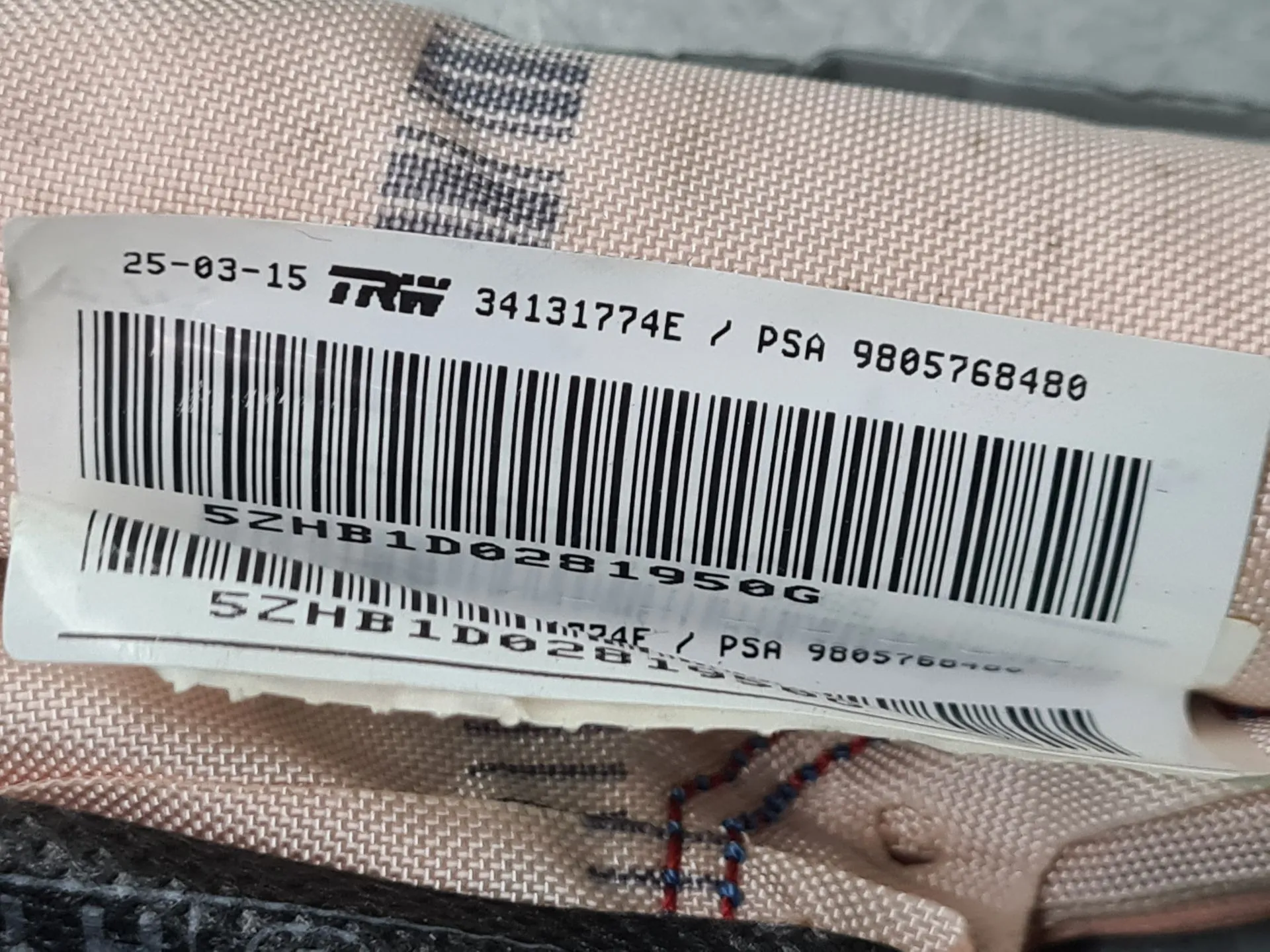 Airbag a Tendina Sinistra PEUGEOT 308 SW II Imagem-3