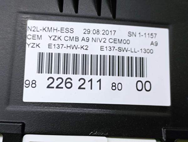 Instrument cluster PEUGEOT 208 Imagem-2